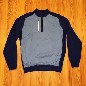 FootJoy Golf Tech Sweater Sweater Mens Size Large Navy/Demin 603A 00919454